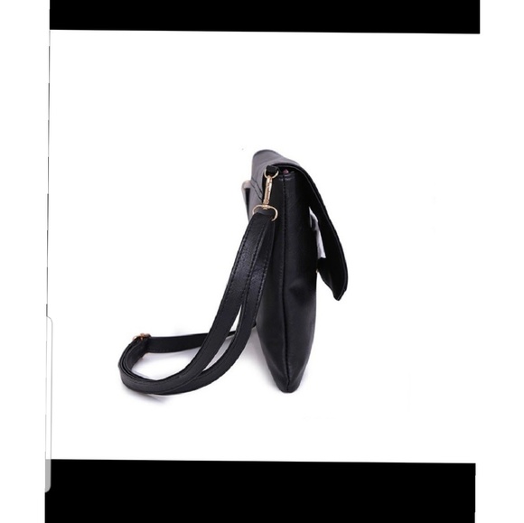 Middle strap leather envelope clutch - Picture 6 of 6
